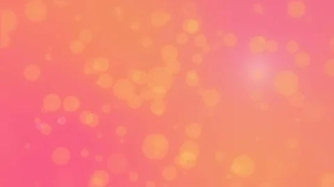 Orange pink bokeh background Stock Footage 74244114