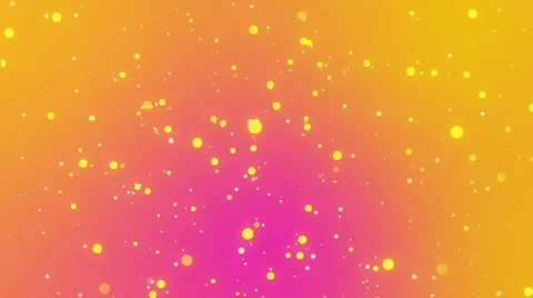 Orange pink festive background with flickering gold light sparkles Video stock 68534208