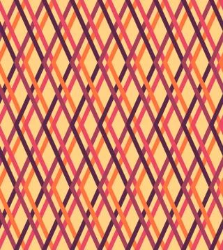 Orange pink purple checked texture, seamless vector background 스톡 일러스트