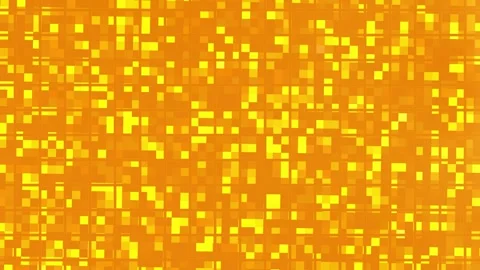 Orange Pixel Grid Animation Background Loop. Stock Footage 286772957