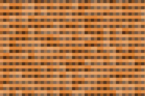 Orange pixel pattern background. Abstract mosaic texture. Digital design. 스톡 일러스트