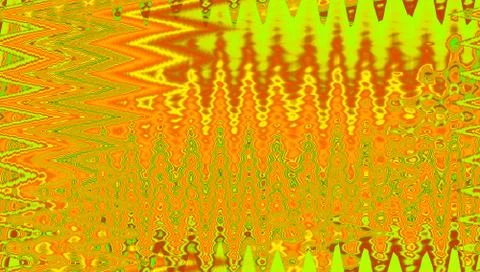 Orange plasma abstract pattern with frame of drops and waves Stock Illustration
