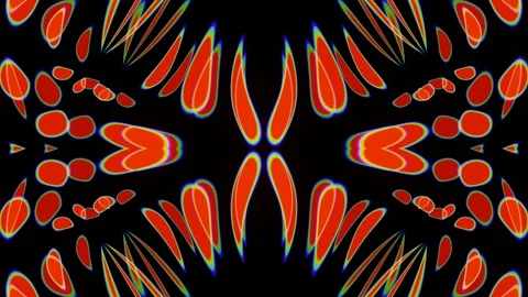 Orange plasma abstractions VJ Loop Stock Footage 173541104