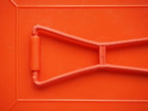 Orange plastic background Stock-Fotos