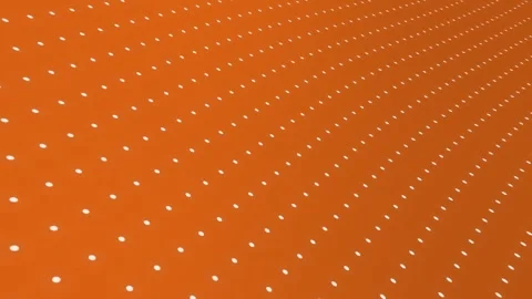 Orange polka dot background, abstract wavy pattern for modern designs, Stock Footage 300471929