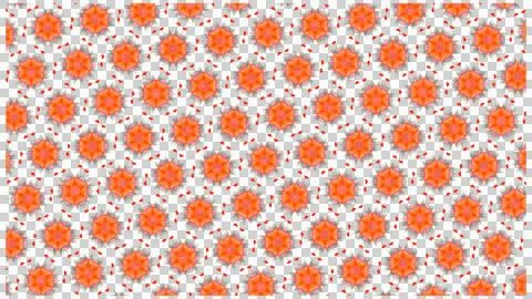 Orange Polka Dot Seamless Pattern on White イラスト素材