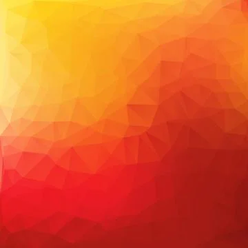 Orange poly abstract background. Stock Illustration