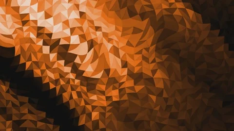 Orange Poly Seamless Looping Background Stock Footage 156204512