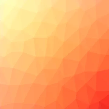 Orange Polygonal Background. Rumpled Triangular Pattern. Low Poly Texture 库存插图