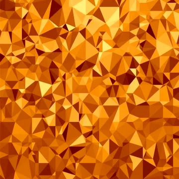 Orange Polygonal Background. Triangular Pattern. Low Poly Texture. Abstract Illustrazione stock