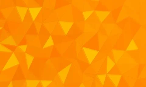 Orange polygonal background. Vector. Stock Illustration