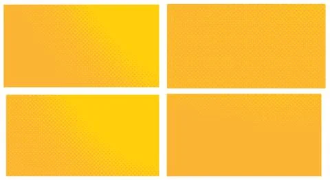 Orange pop art background. Abstract creative vector comics style blank layout Illustrazione stock