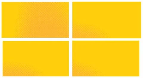 Orange pop art background. Abstract creative vector comics style blank layout Stock Illustration