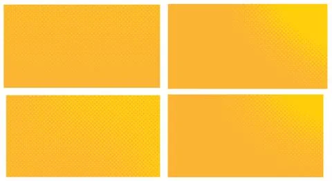 Orange pop art background. Abstract creative vector comics style blank layout Stock Illustration