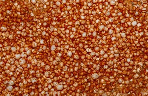 Orange popcorn background pattern Stock Photos