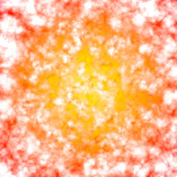 Orange powder explosion isolated on white background. Print. Abstract pattern 스톡 일러스트