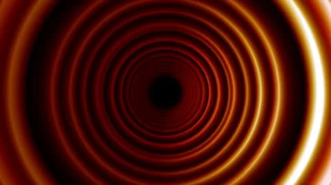 Orange power tunnel Stock Footage 10684134