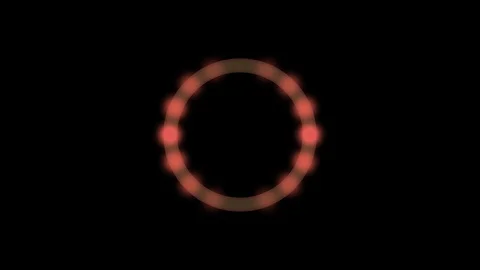 Orange Preloader on Circle with Transparent Background Vidéo 86835628