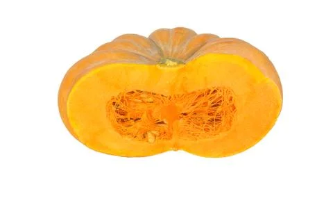 Orange pumpkin close-up Stock Photos