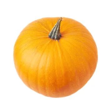 Orange pumpkin isolated Stock Photos