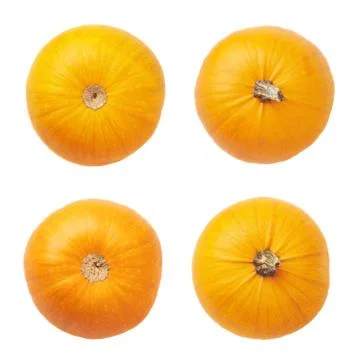 Orange pumpkin isolated Stock Photos