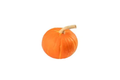 The Orange Pumpkin isolated on white background Stock Photos