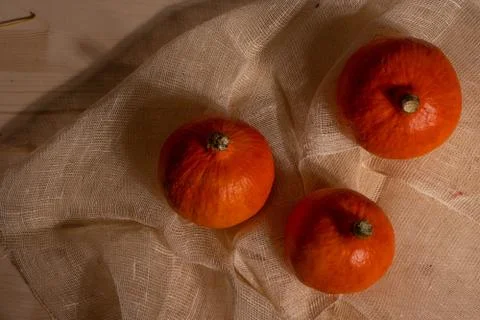 Orange pumpkins Stock Photos