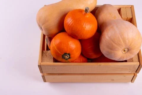 Orange pumpkins Stock Photos