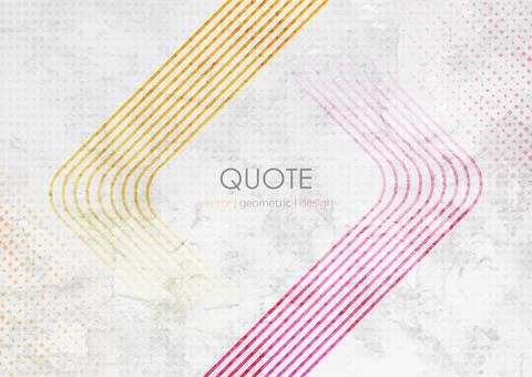 Orange purple concept linear and halftone dots abstract geometric grunge ba.. Stock Illustration
