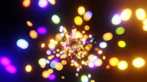 ORANGE PURPLE Embers Background Loop Background 스톡 동영상 179689969