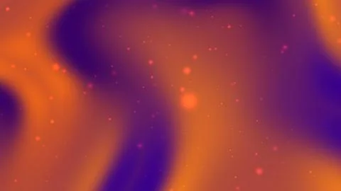 Orange purple gradient background features small glowing dots Stock Illustration