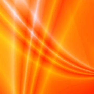 Orange rays and beams Illustrazione stock