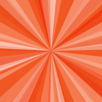Orange rays background. Vector illustration for your bright beams design Stock Illustration