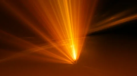 Orange rays seamless looping background d4435 L Video stock 1848551