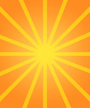 Orange rays vertical backdrop Ilustração Stock