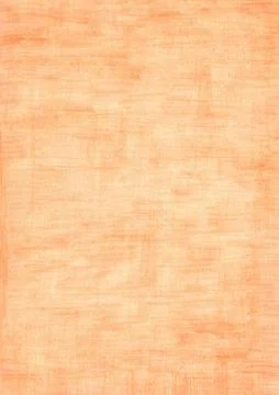 Orange rectangle sheet of paper colored with pencil. 스톡 사진
