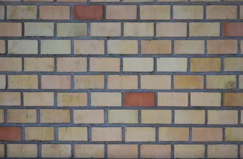 Orange red brick wall Stock-Fotos