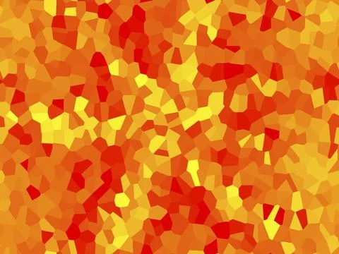 Orange-red mosaic pattern for textiles and design,autumn and Halloween Stock Illustration