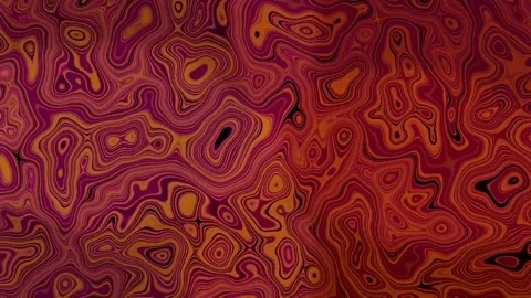 Orange red nails polish liquid motion Stock Footage 254569023