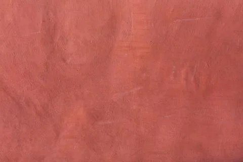 Orange red plaster wall background texture Stock Photos