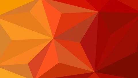 Orange Red Polygon Design Background Stock Illustration