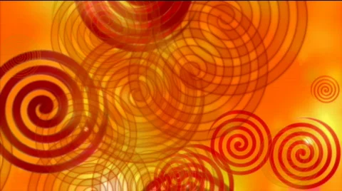 Orange red spirals motion background bi2027 Stock Footage 600716