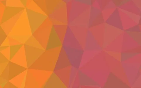 Orange, Red triangular low poly, Mosaic pattern Background, Vector illustrati Stockillustratie