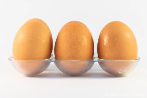 Orange redneck egg with a white background Stock Photos