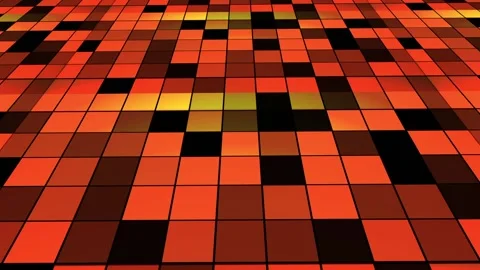 Orange render background with square glass surfaces. Stock Footage 131087031