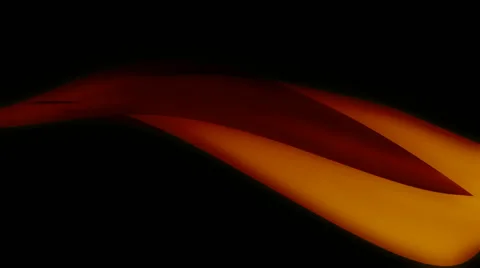 Orange ribbon pulsing Stock Footage 53203056