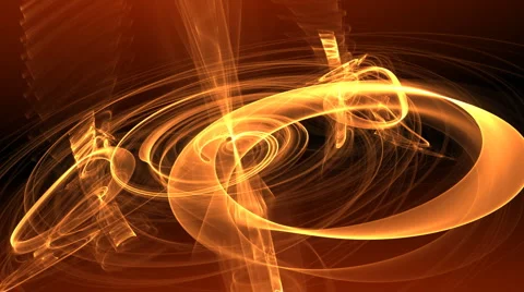 Orange rings motion background d2940 Stock Footage 1051799