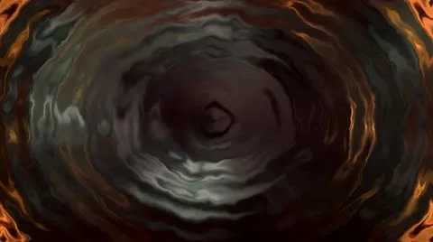 Orange ripples of an unknown fluid Stock Footage 11319697