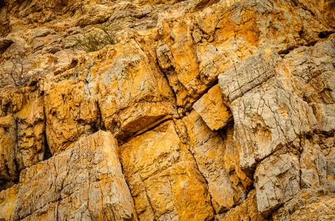Orange Rock background Fotos Stock