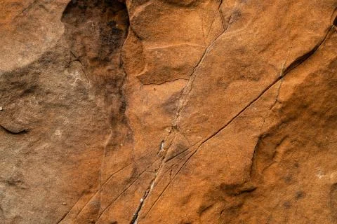 Orange rock texture Stock Photos